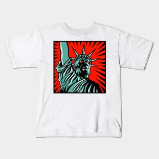 Martian Liberty Kids T-Shirt